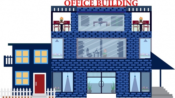 Office building clip art free vector download free