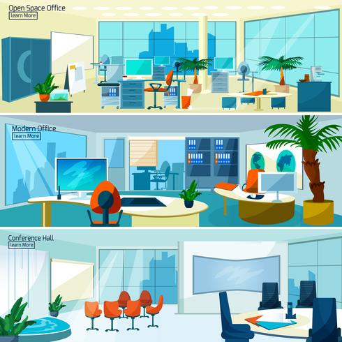 Modern office interiors.