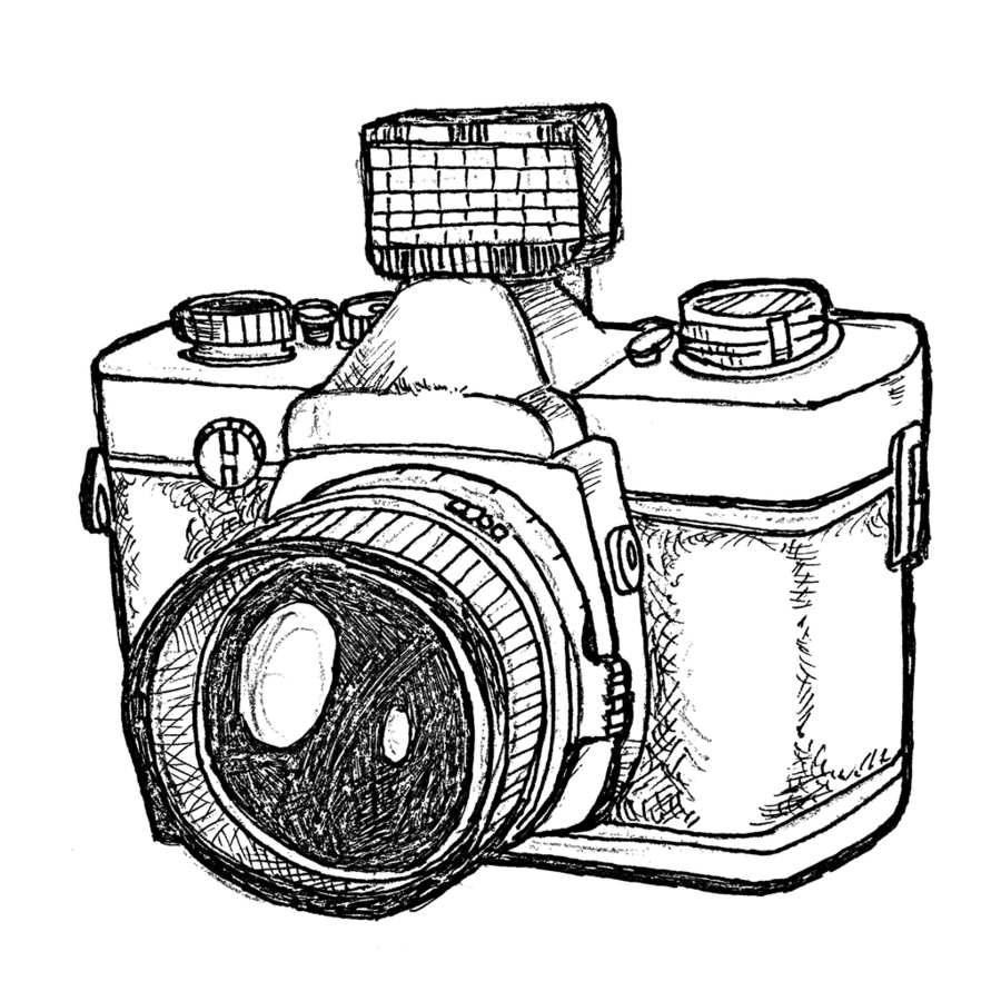 Camera Drawing clipart