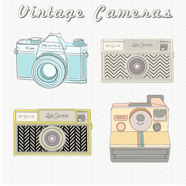 Free Vintage Camera Cliparts, Download Free Clip Art, Free
