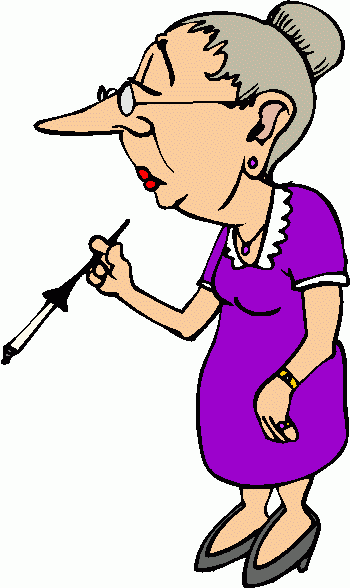 Funny women clipart.