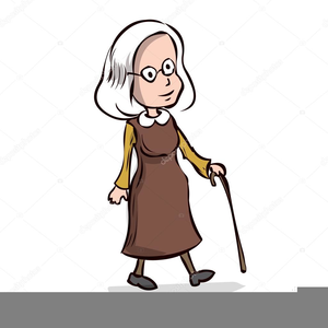 Old Lady Cartoons Clipart