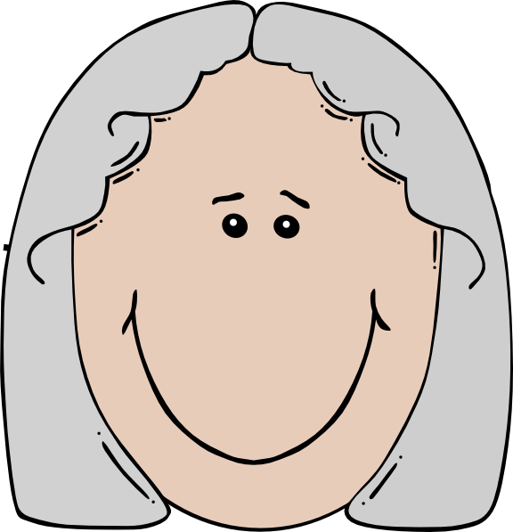 Grandmother clipart old lady, Grandmother old lady