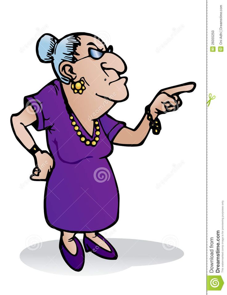 Angry old lady clipart images gallery for free download