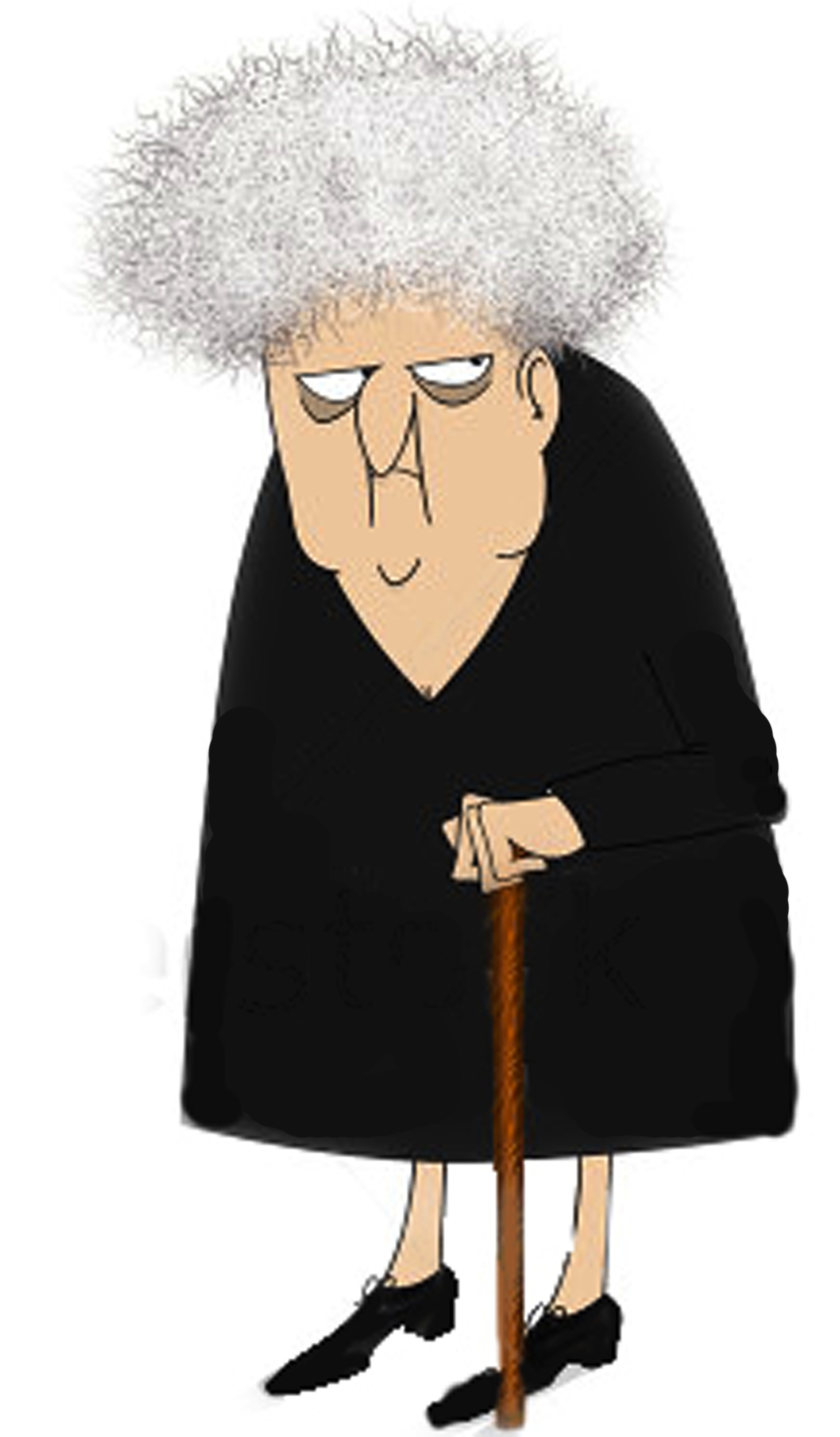 Cranky Old Lady Clipart