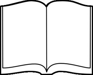 Open Book Md In Clipart Black And White