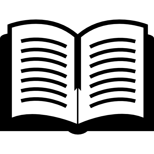 Open book top view Icons