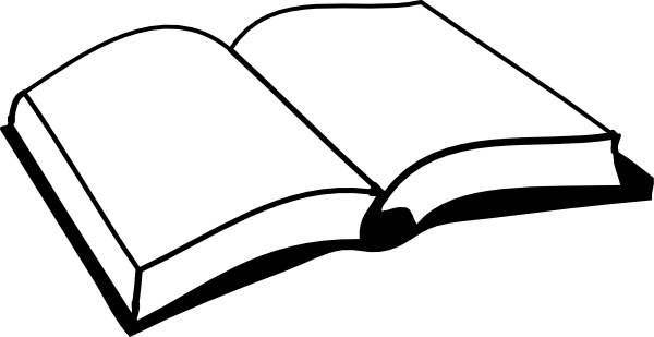 Open Book clip art Free vector in Open office drawing svg