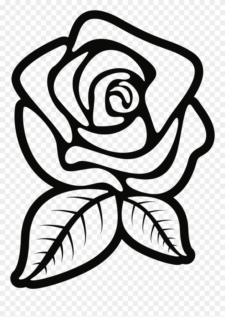 Clipart clipart rose.