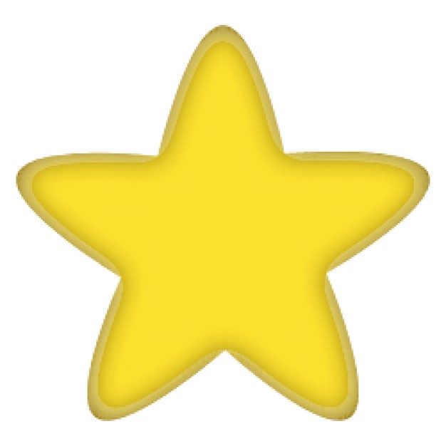Yellow star Vector