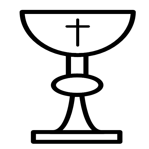 Chalice christian church communion icon
