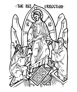 Free Coloring Greek Orthodox Icons Page