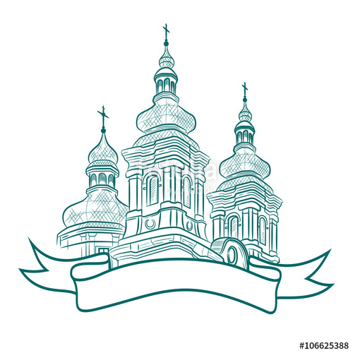Sketch of Russian Orthodox Church