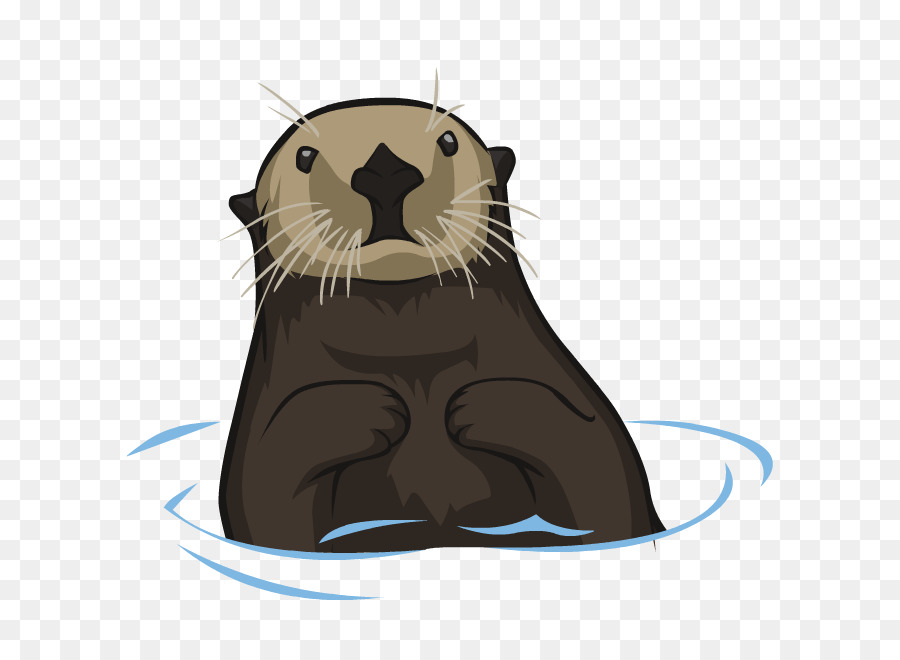 Otter Cartoon clipart