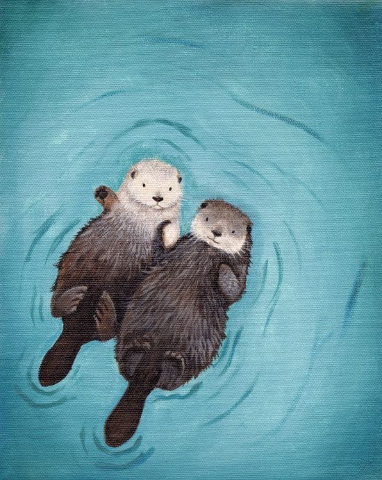 Photos otter love.
