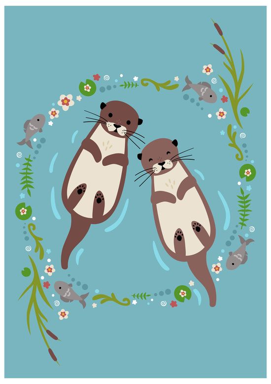 Significant otter art.