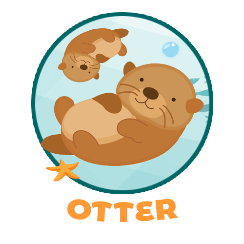 Otter Clipart svg