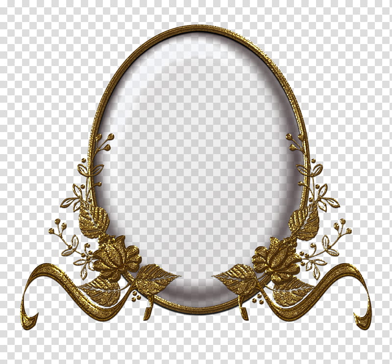 Oval Golden Frame, gold