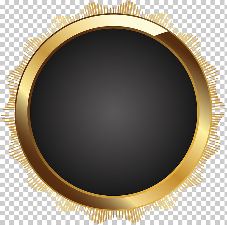 Circle Oval Frames, certificate gold design creeper PNG