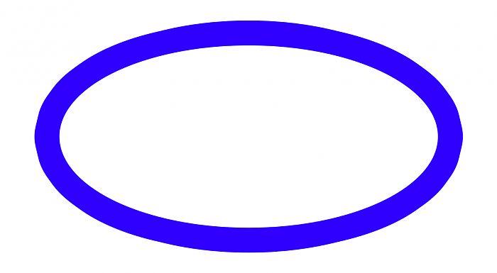 Oval outline