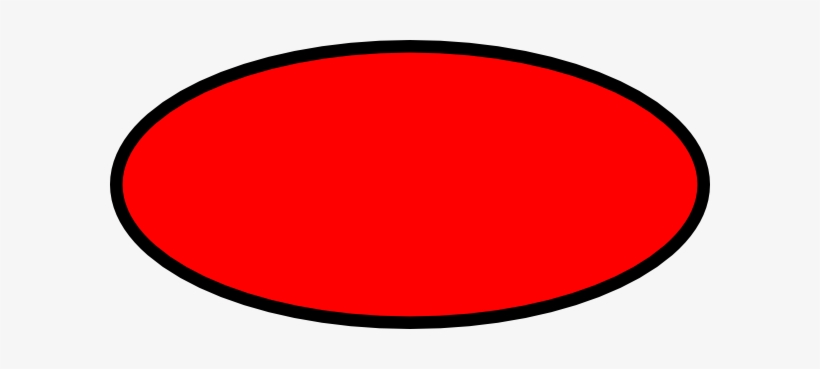 Oval clipart red.