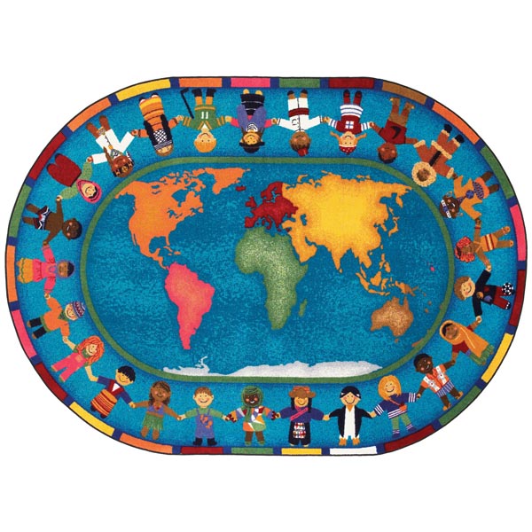 Oval Clipart school rug