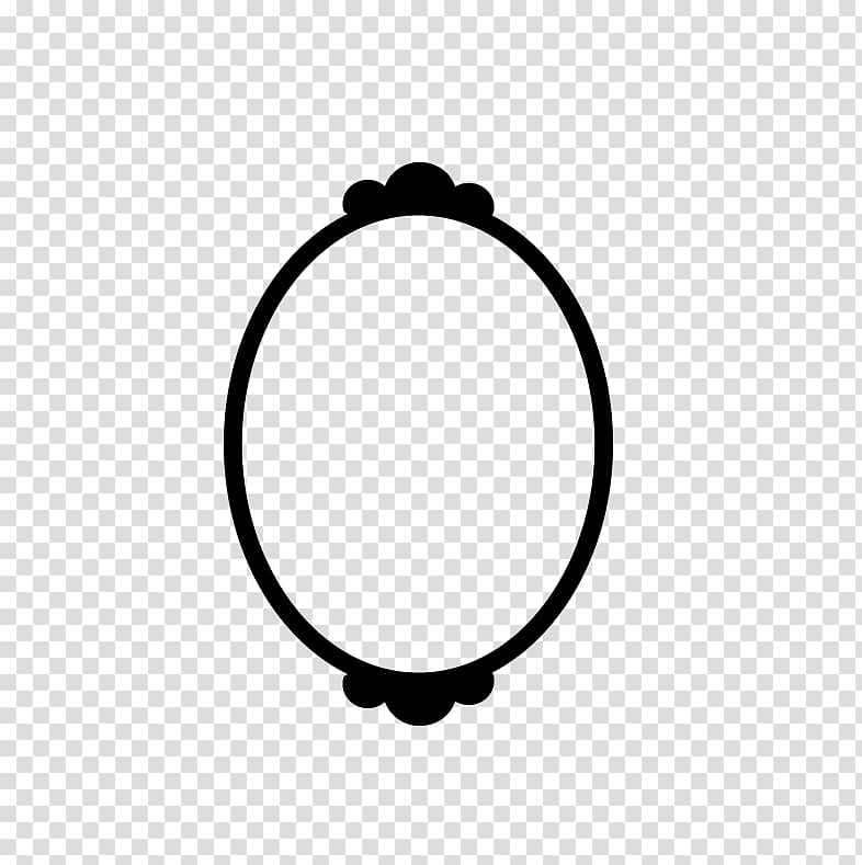 Oval black border, Frames Silhouette Oval , oval frame