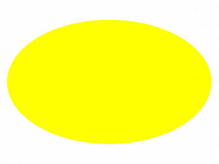 oval clipart yellow
