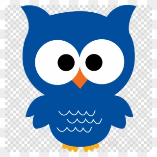 Free PNG Blue Owls Clip Art Download