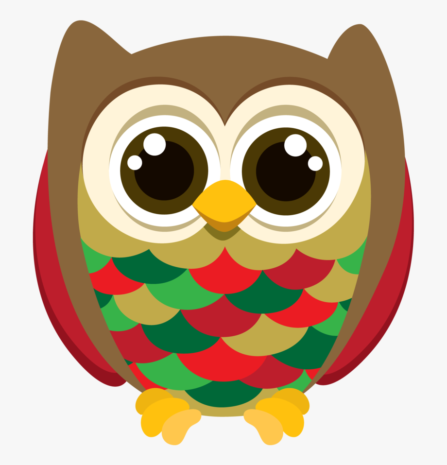 Owls For Kids Christmas Clip Art