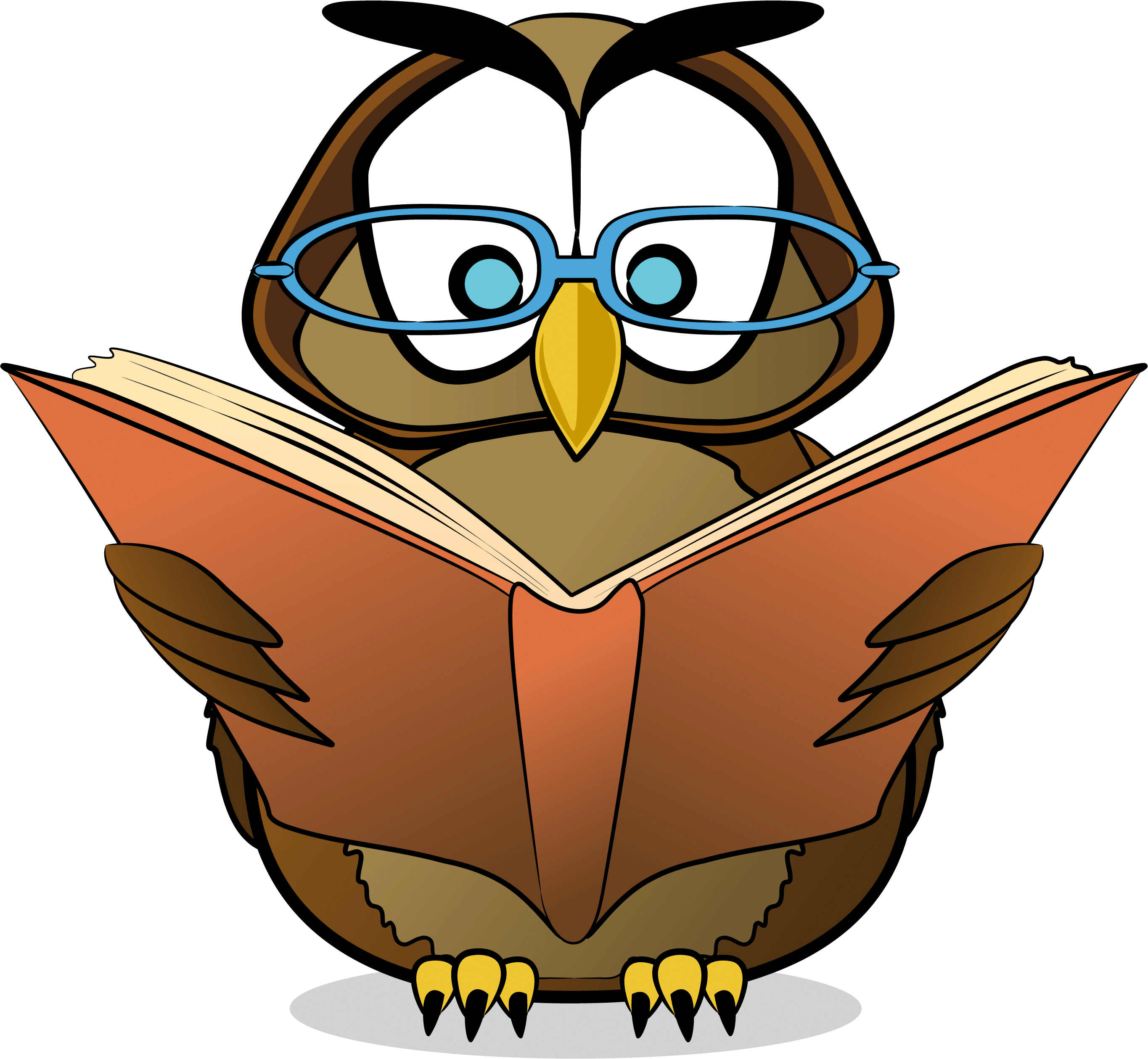 Free Reading Owl, Download Free Clip Art, Free Clip Art on