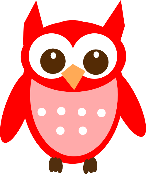 Red Owl Clip Art at Clker