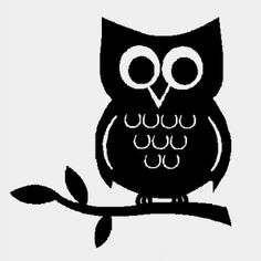 Free owl silhouette.