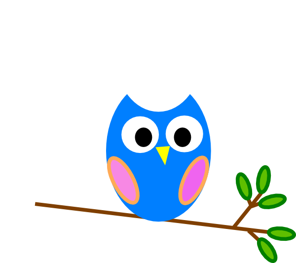 Owls clipart simple.