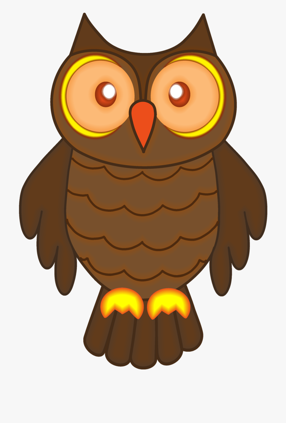 Fall owl clip.