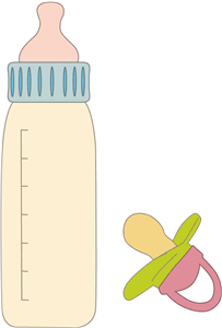 Baby bottle pacifier