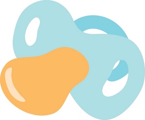 Free pacifier cliparts.