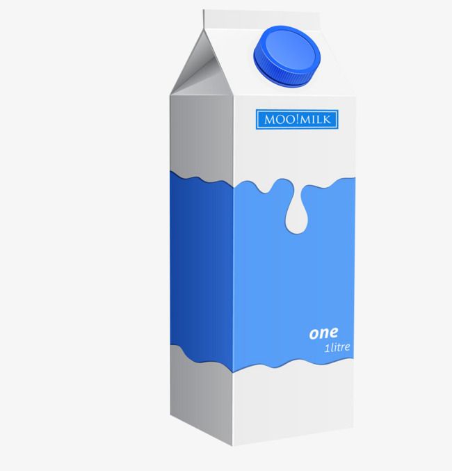 Milk packaging milk.