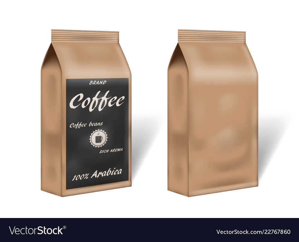 Coffee packaging design.
