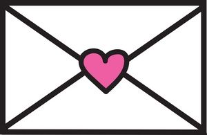 Love Letter Clipart Image