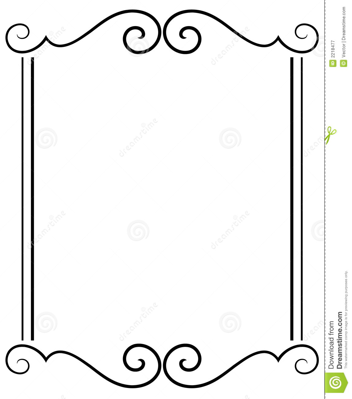 Simple Page Borders Clipart