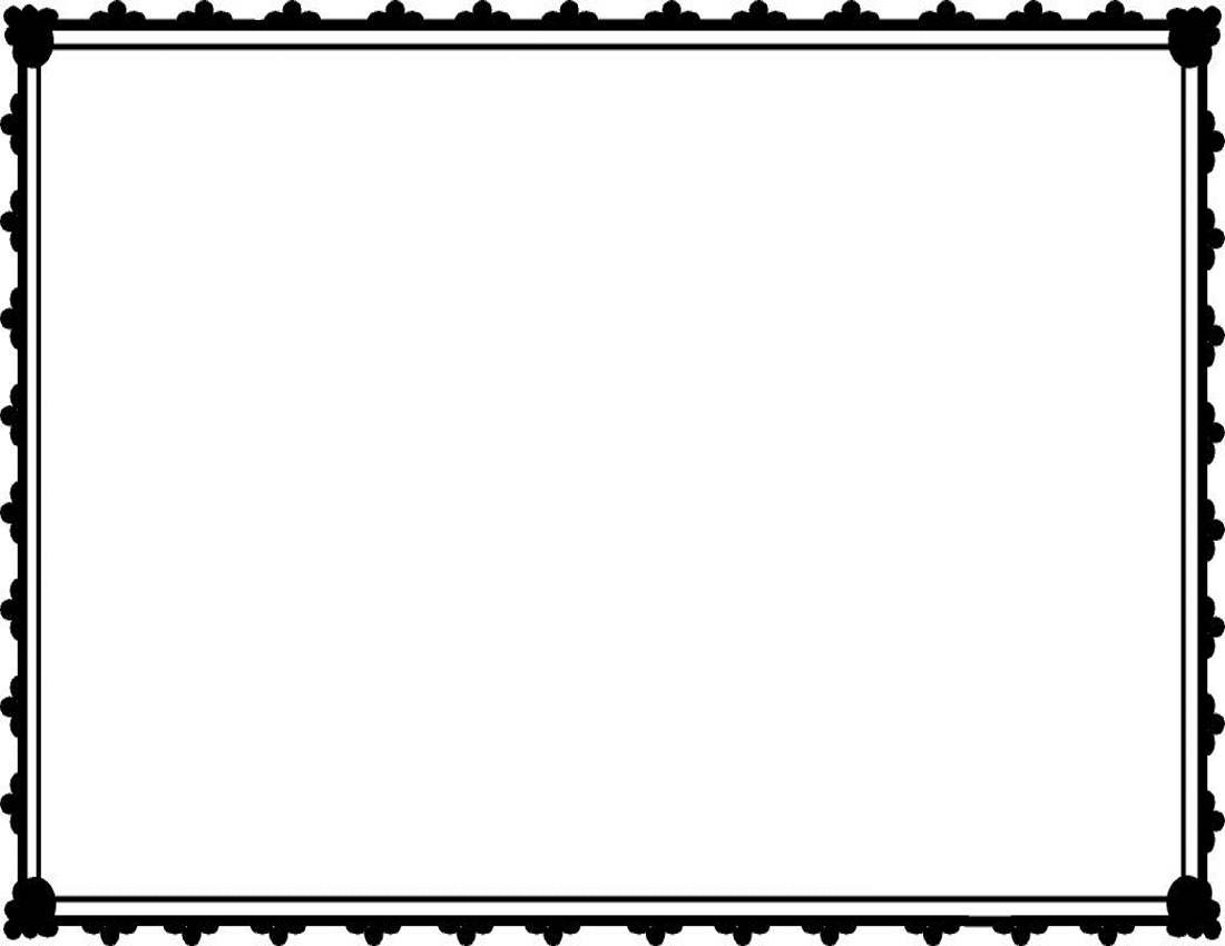 Simple Page Borders Clipart