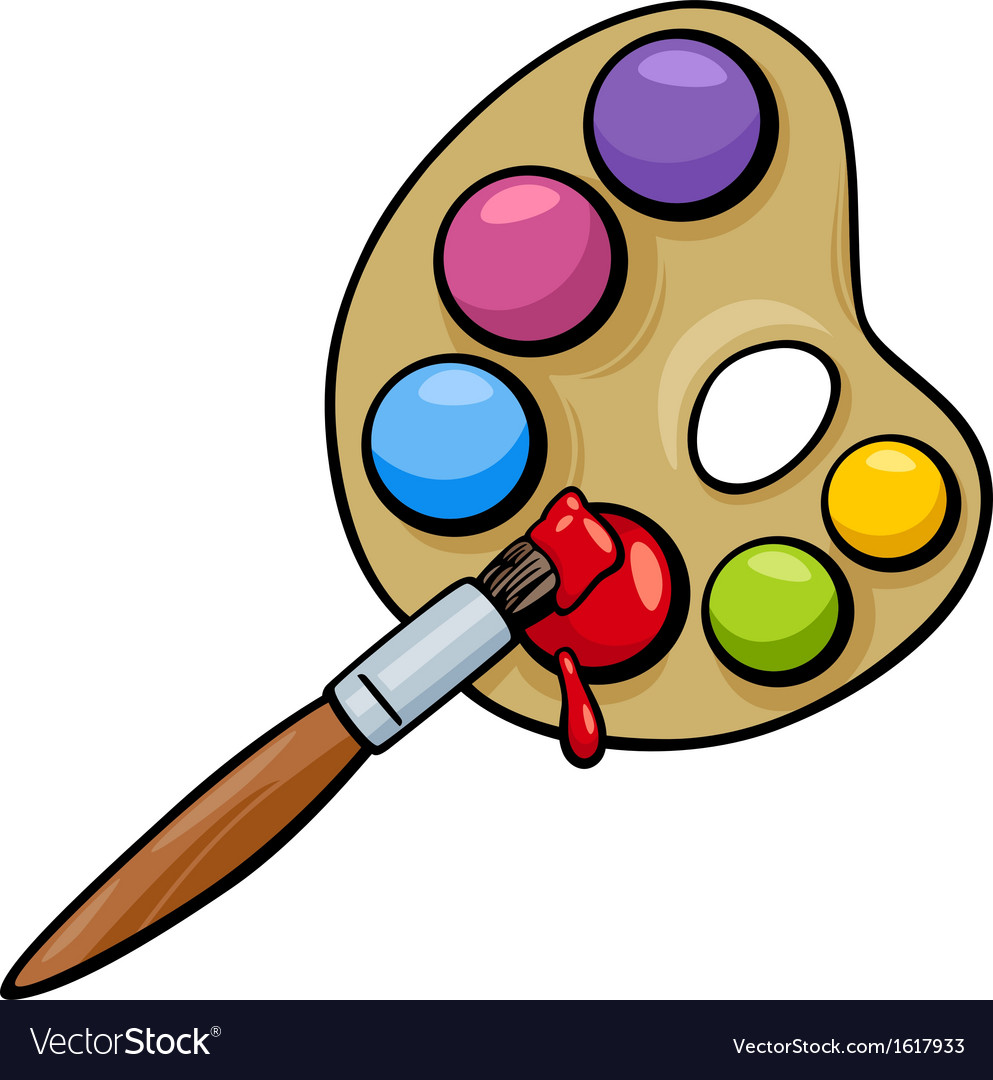 Cartoon paint brush clipart images gallery for free download