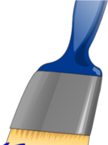 Blue Clipart Paintbrush