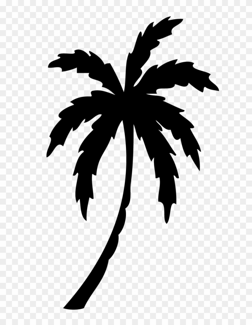 Elegant Of Palm Tree Clipart Black And White