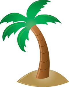 Palm tree cartoon.