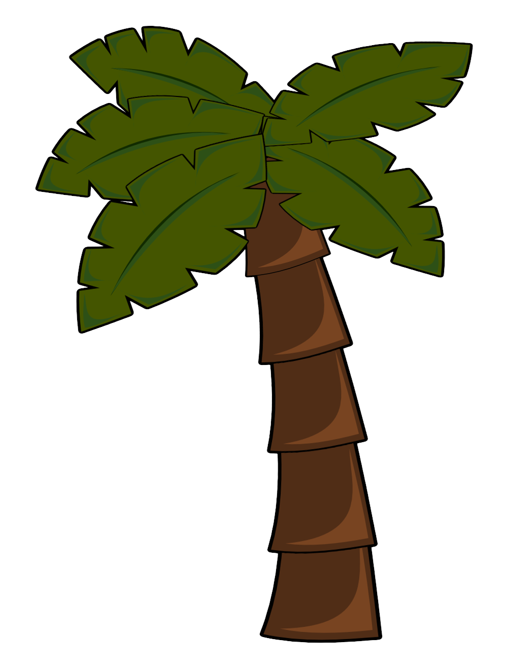Luau palm tree.