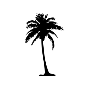 Free Clipart Palm Tree Silhouette