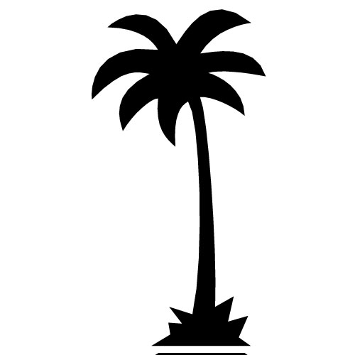 Free Palm Tree Silhouette Clip Art, Download Free Clip Art