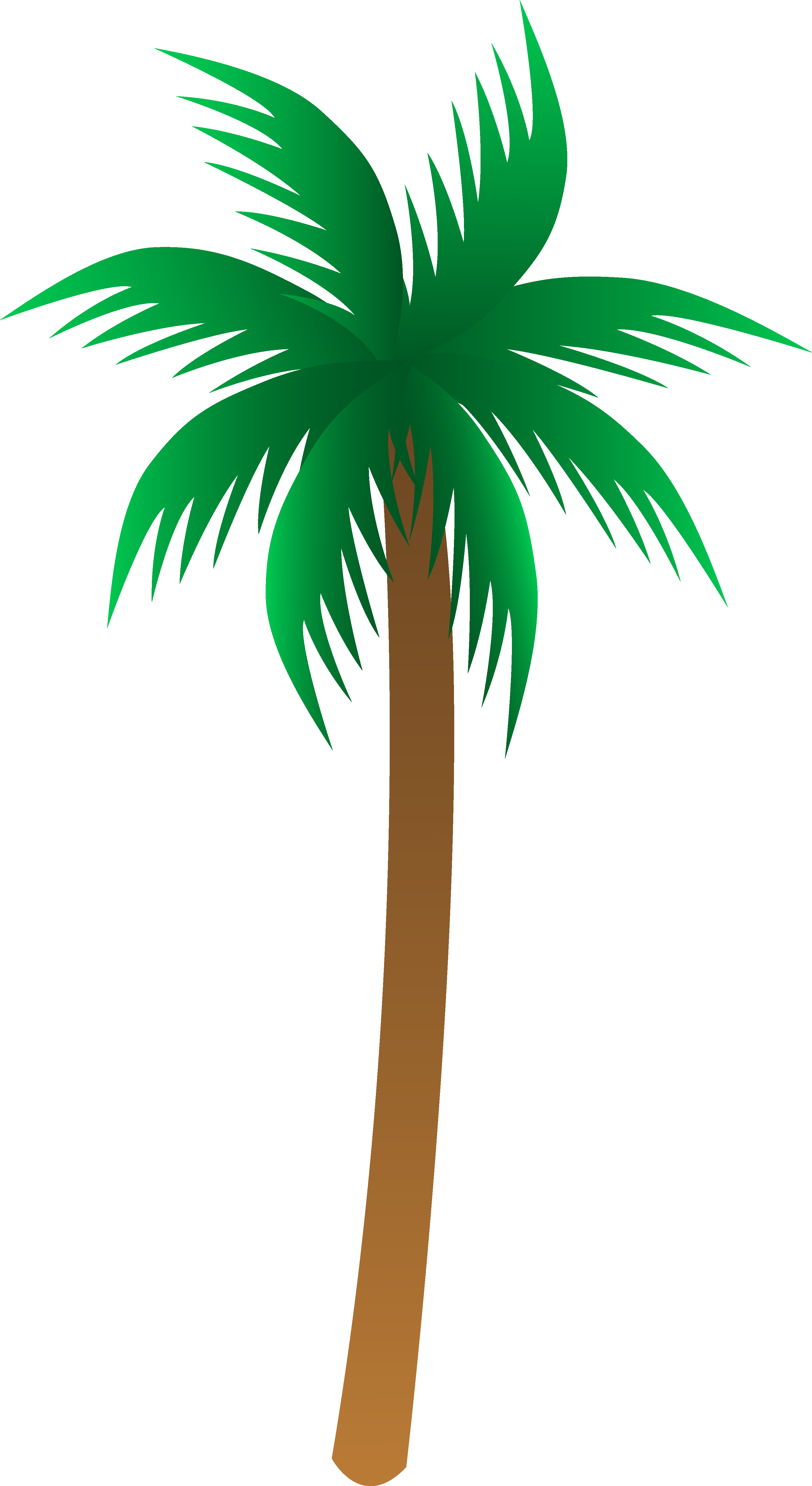 Simple Palm Tree Vector Free clipart free image